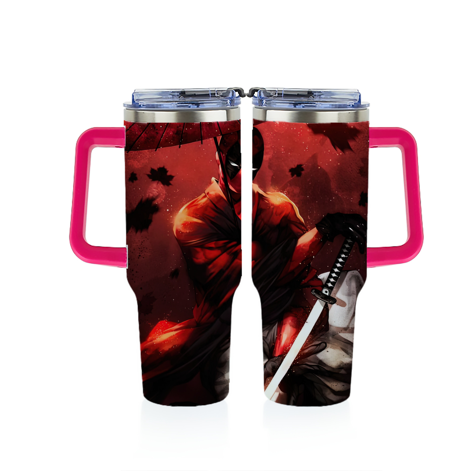（画像用） Deadpool デッドプール 1200ｍLフルプリント車用タンブラー